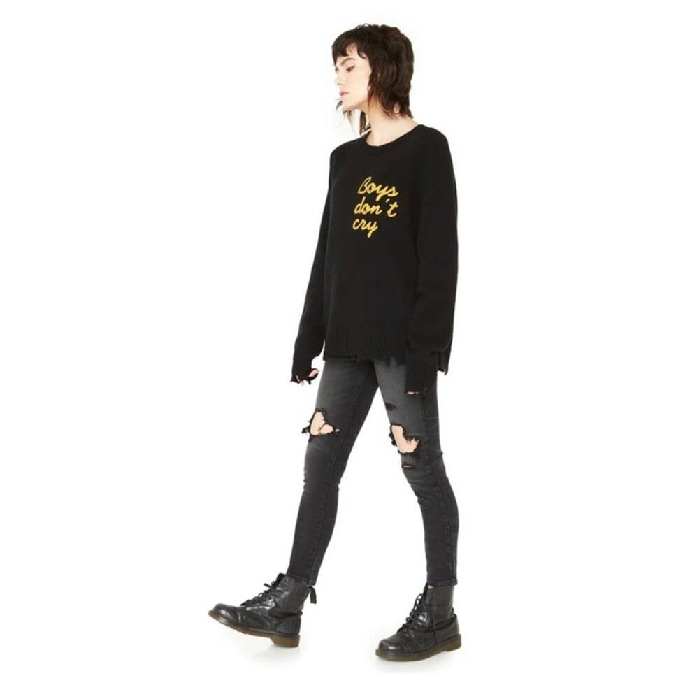 Free People x Sandrine Rose - NWT Distressed Skinny Jeans